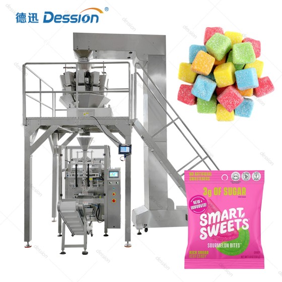 Automatic Vertical Candy Packaging Machine from Leading China Manufacturer for Hard Candies, Gummies, and Toffees
